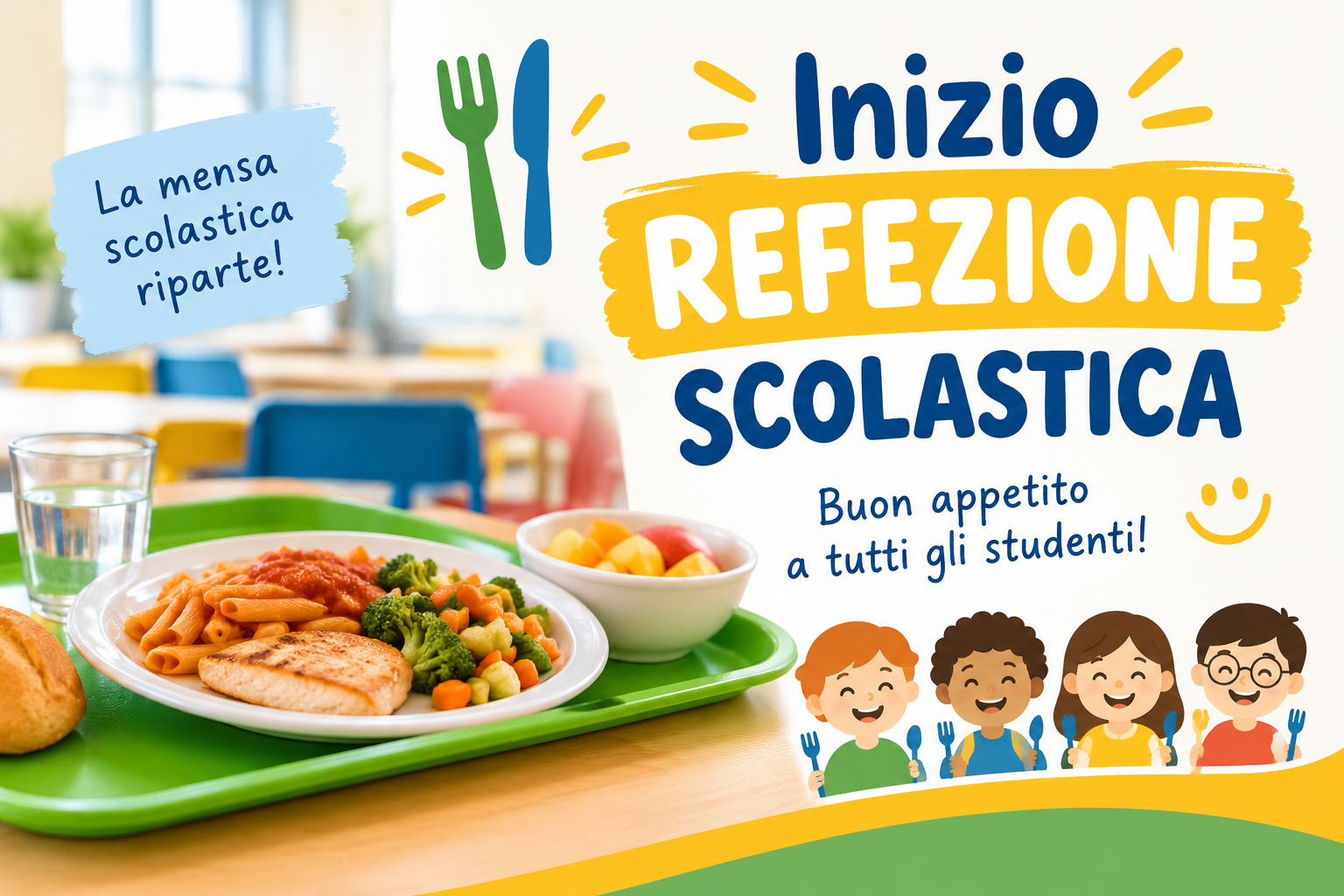 Comunicazione avvio refezione scolastica – a.s. 2026/2027